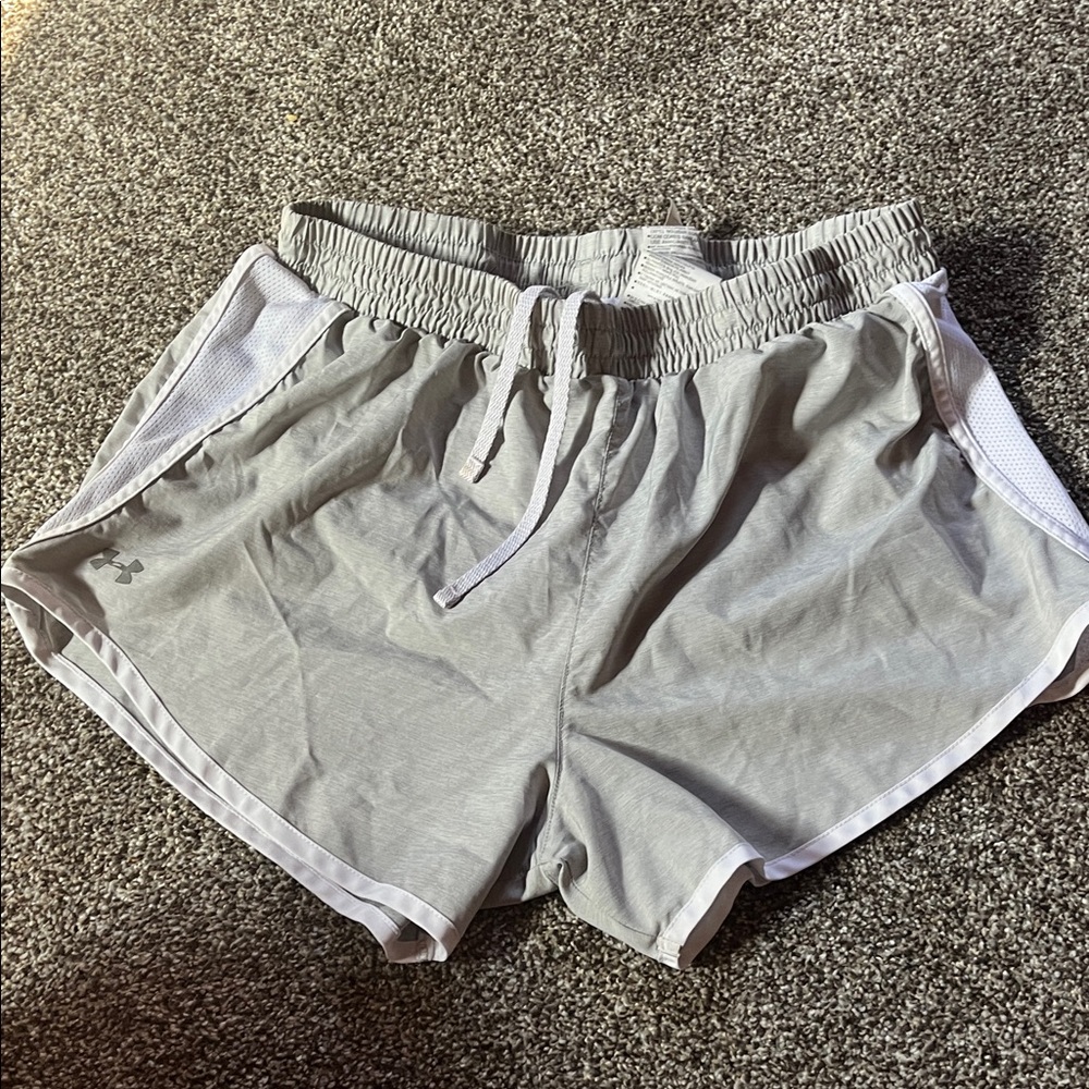Under Armour Light Gray Training Shorts